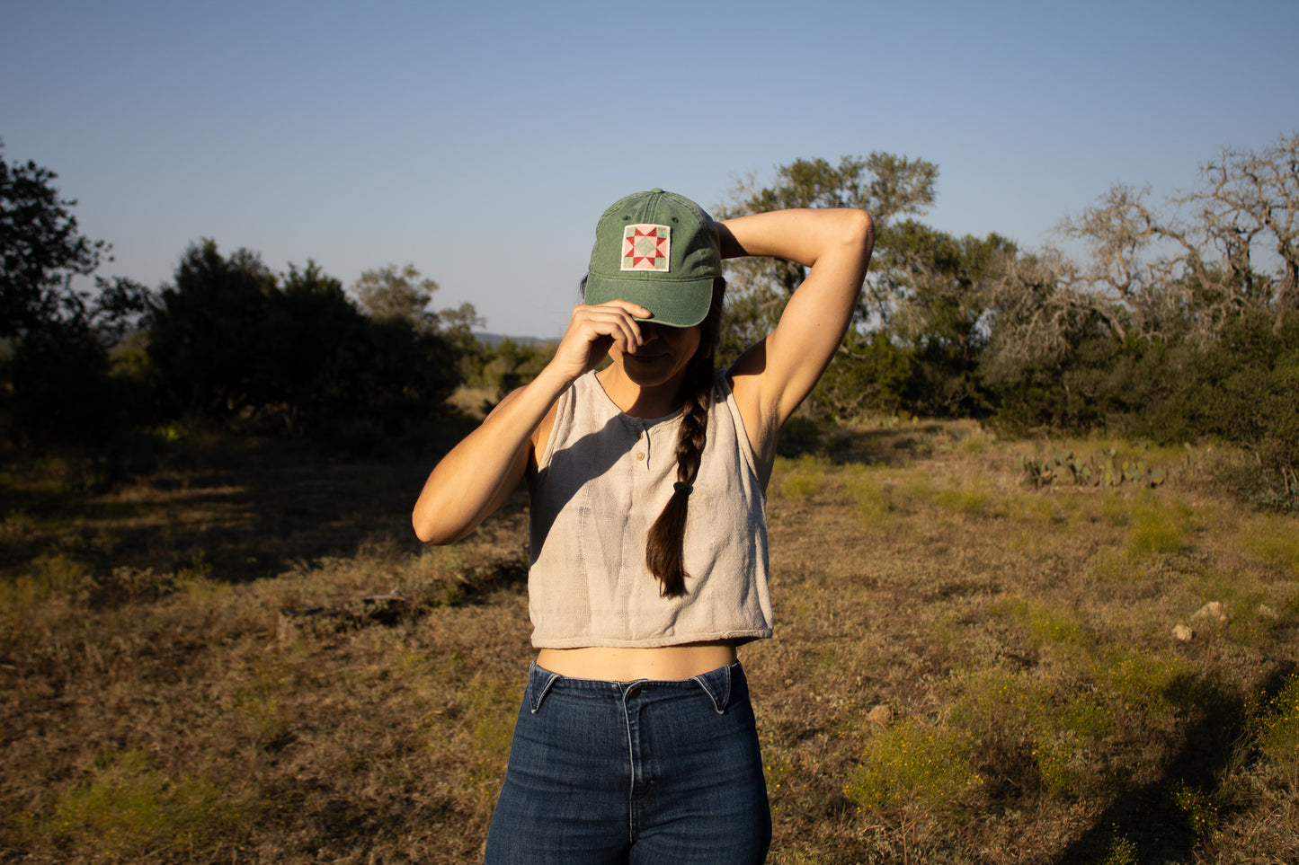 SAWTOOTH QUILT HAT