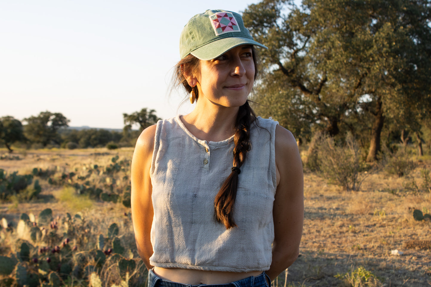 SAWTOOTH QUILT HAT