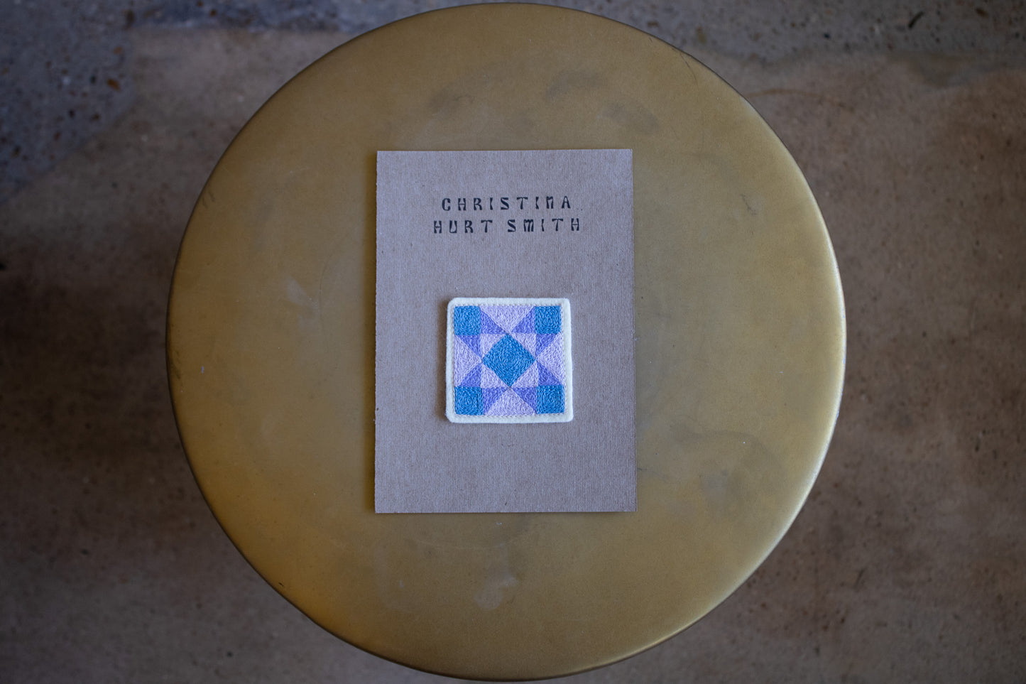 SAWTOOTH QUILT PATCH